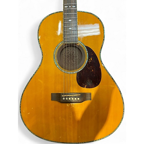 Used Crafter TA050 Antique Natural Acoustic Electric Guitar