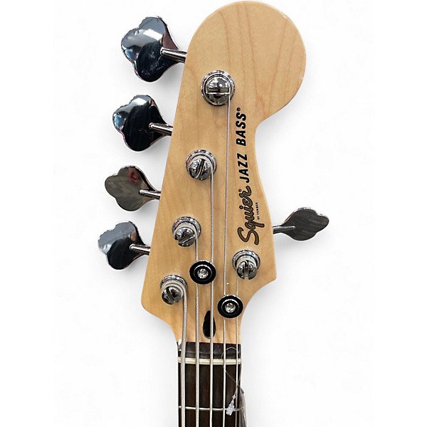 Used Squier Affinity Jazz Bass V 5 String 3 Color Sunburst Electric Bass Guitar