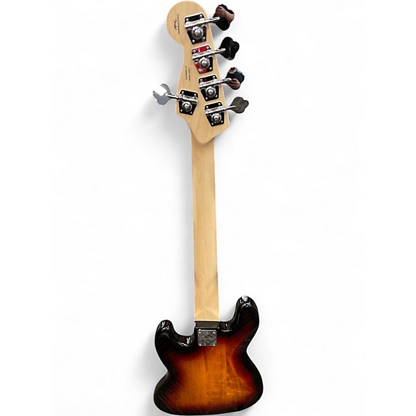 Used Squier Affinity Jazz Bass V 5 String 3 Color Sunburst Electric Bass Guitar