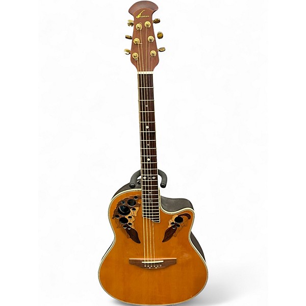 Used Ovation CC247 CELEBRITY DELUXE Natural Acoustic Electric Guitar