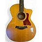 Used Taylor 214CE Deluxe Antique Natural Acoustic Electric Guitar