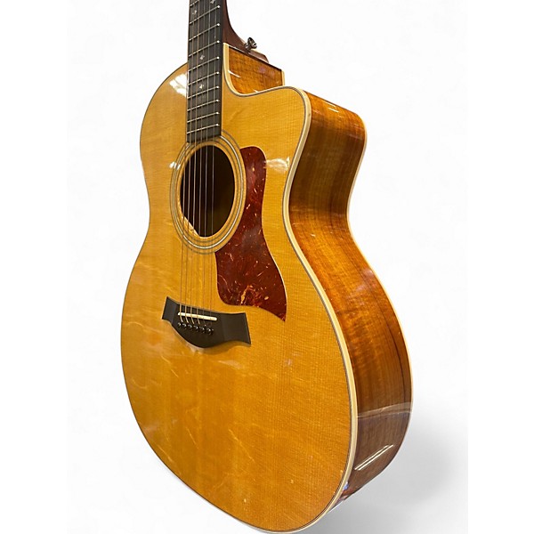 Used Taylor 214CE Deluxe Antique Natural Acoustic Electric Guitar