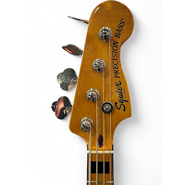 Used Squier Classic Vibe 1970S Precision Bass Surf Green Electric Bass Guitar