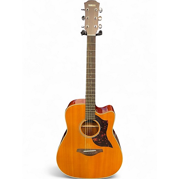 Used Yamaha A1M Natural Acoustic Electric Guitar
