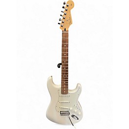 Used Fender Player Stratocaster Olympic White Solid Body Electric Guitar