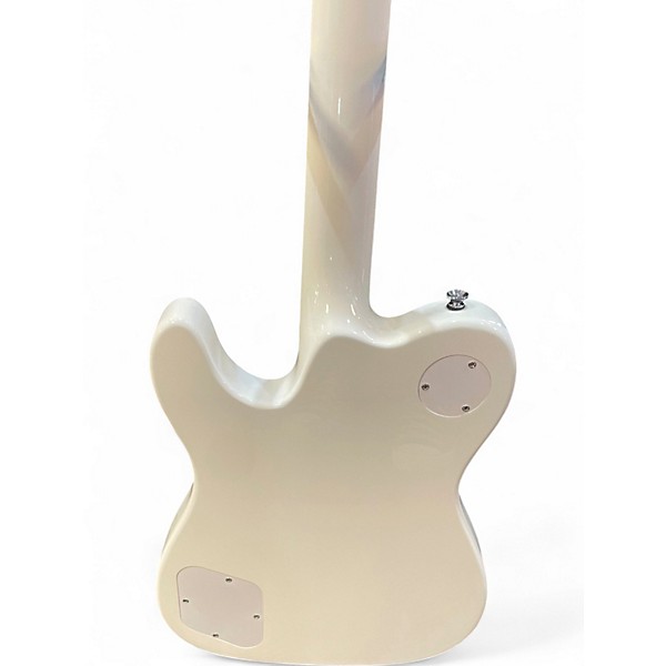 Used Fender JA90 Jim Adkins Thinline Telecaster White Hollow Body Electric Guitar
