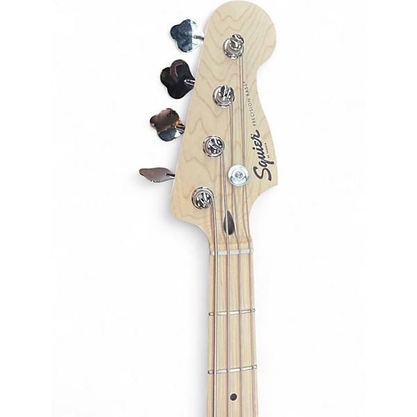 Used Squier Precision Bass Seafoam Green Electric Bass Guitar