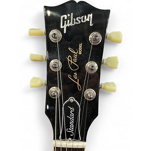 Used Gibson Les Paul Standard Gold Top Solid Body Electric Guitar