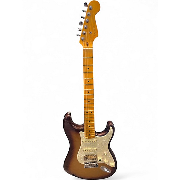 Used Fender American Ultra Stratocaster Mocha burst Solid Body Electric Guitar