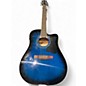 Used Ibanez V70CE Blue Acoustic Electric Guitar thumbnail