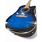 Used Ibanez V70CE Blue Acoustic Electric Guitar