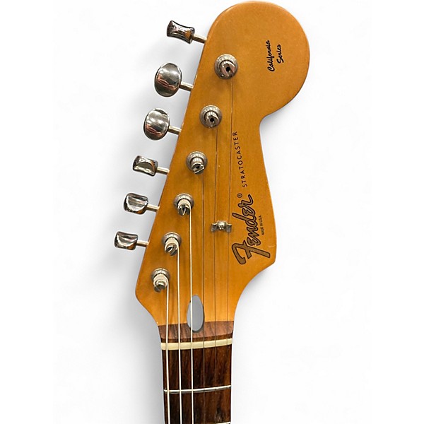 Used Fender California Series Stratocaster Fiesta Red Solid Body Electric Guitar