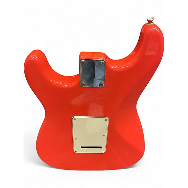 Used Fender California Series Stratocaster Fiesta Red Solid Body Electric Guitar