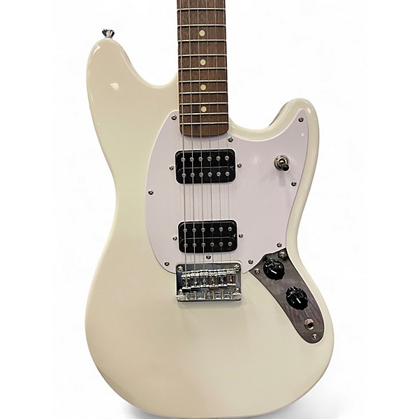 Used Squier Bullet Mustang HH Alpine White Solid Body Electric Guitar
