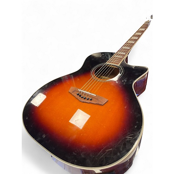 Used D'Angelico PREMIER GRAMERCY CS 2 Color Sunburst Acoustic Electric Guitar
