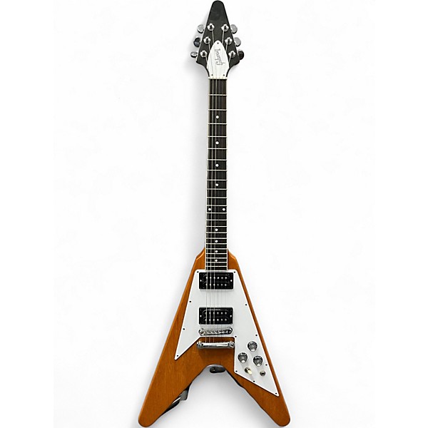 Used Gibson Flying V Antique Natural Solid Body Electric Guitar