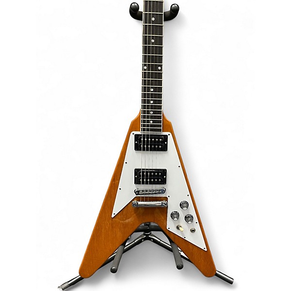 Used Gibson Flying V Antique Natural Solid Body Electric Guitar