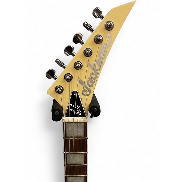 Used Jackson Gus G Star Pro Series Ivory Solid Body Electric Guitar