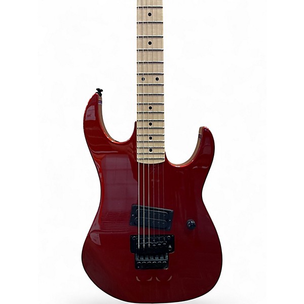 Used B.C. Rich Gunslinger Retro Candy Apple Red Metallic Solid Body Electric Guitar