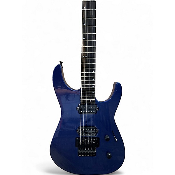 Used Jackson American Series Virtuoso Metallic Blue Solid Body Electric Guitar