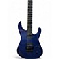 Used Jackson American Series Virtuoso Metallic Blue Solid Body Electric Guitar