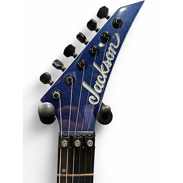 Used Jackson American Series Virtuoso Metallic Blue Solid Body Electric Guitar