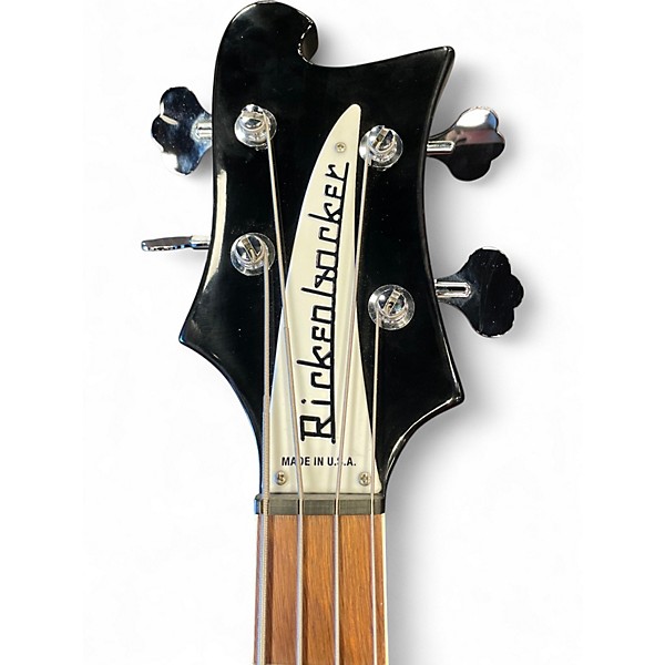 Used Rickenbacker 4003 Black Electric Bass Guitar