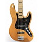 Used Squier Contemporary Jazz Bass Natural Electric Bass Guitar