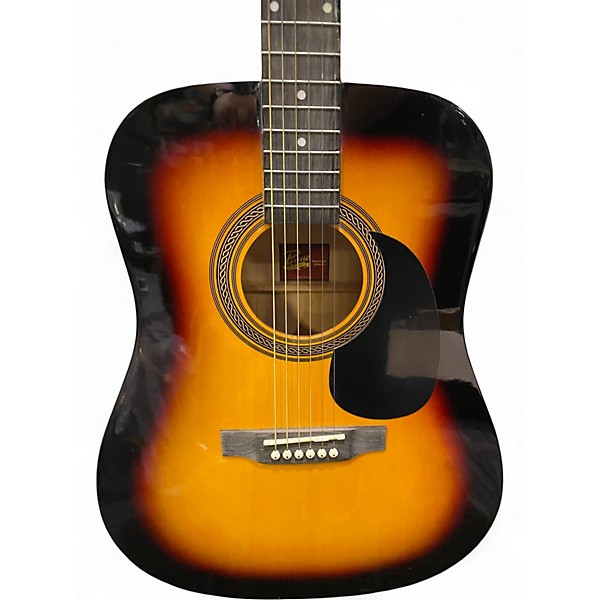 Used Rogue RA090 2 Tone Sunburst Acoustic Guitar