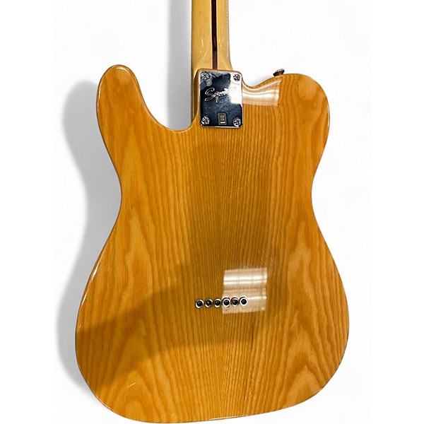 Used Squier Vintage Modified 72 Thinline Telecaster Natural Hollow Body Electric Guitar