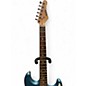 Used Austin AU733 blue sparkle Solid Body Electric Guitar