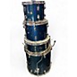 Used Dixon 5 Piece SPARK OCEAN BLUE SPARKLE Drum Kit