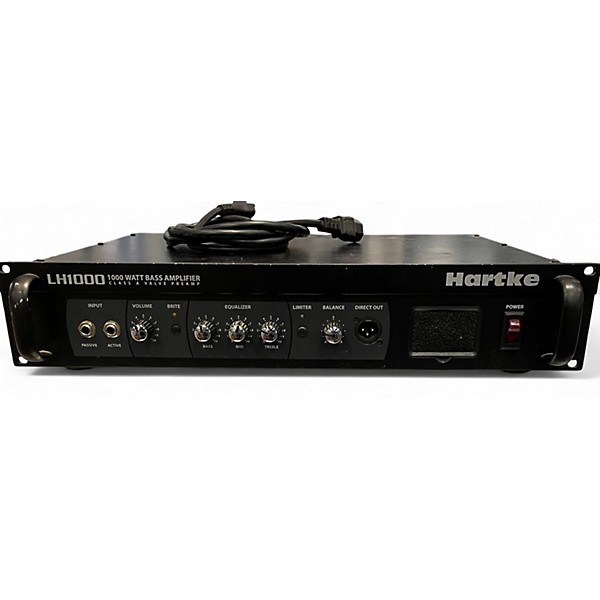 Used Hartke LH1000 1000W Bass Amp Head