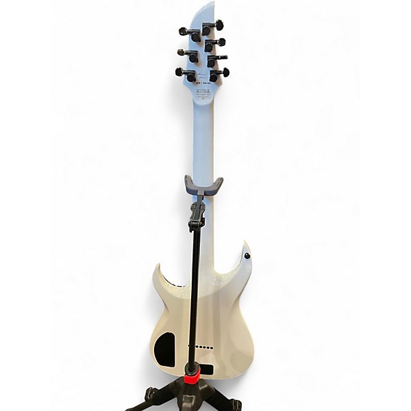 Used 2020s Schecter Guitar Research KM-7 MK-III HYBRID Alpine White Solid Body Electric Guitar