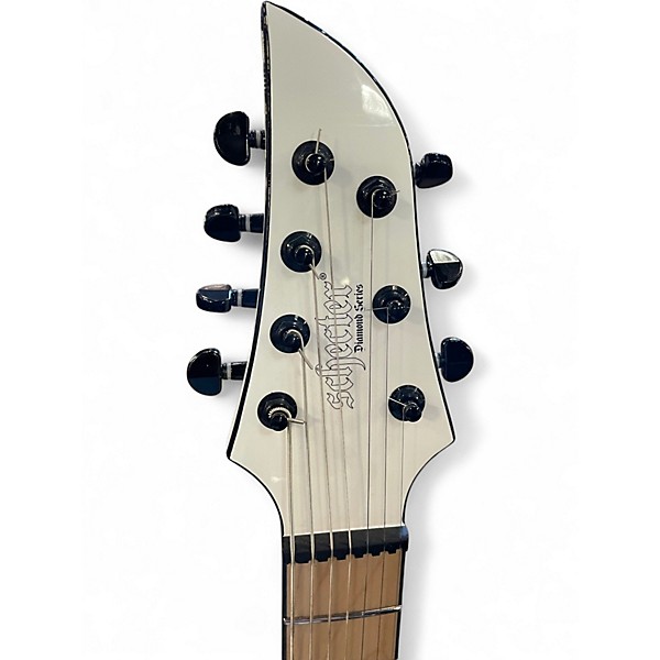 Used 2020s Schecter Guitar Research KM-7 MK-III HYBRID Alpine White Solid Body Electric Guitar
