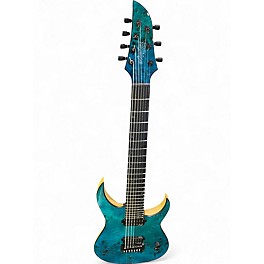 Used Schecter Guitar Research KM-7 MK-III HYBRID LAGOON FADE Solid Body Electric Guitar