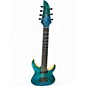 Used Schecter Guitar Research KM-7 MK-III HYBRID LAGOON FADE Solid Body Electric Guitar thumbnail