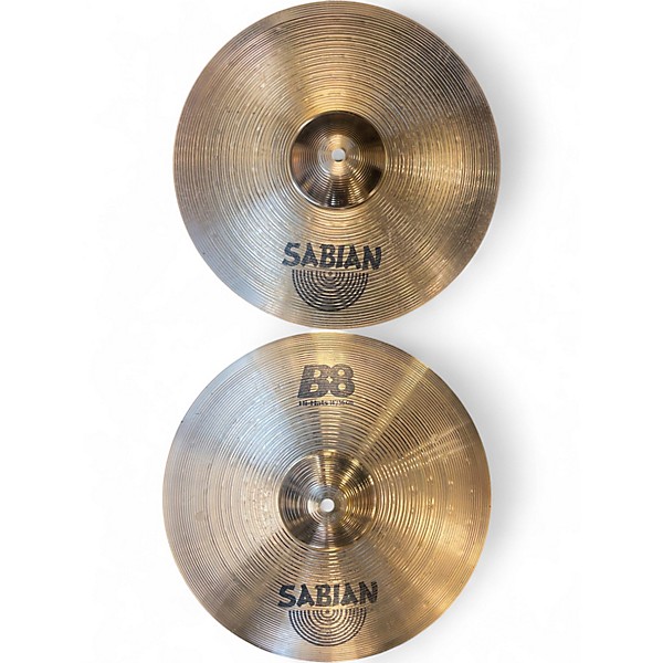 Used SABIAN 14in B8 Hi Hat Pair Cymbal