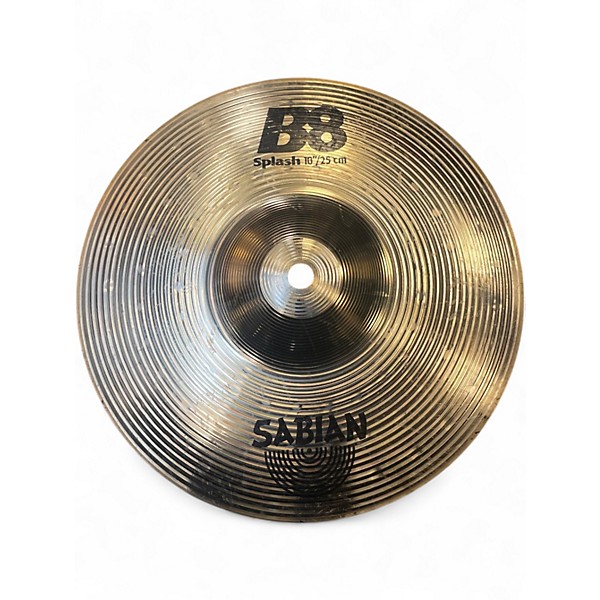 Used SABIAN 10in B8 Splash Cymbal