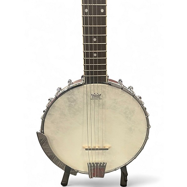 Used Washburn B6-A Black and White Banjo