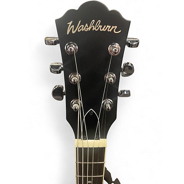 Used Washburn B6-A Black and White Banjo