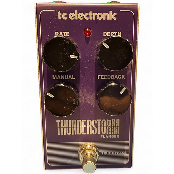 Used TC Electronic Thunderstorm Flanger Effect Pedal