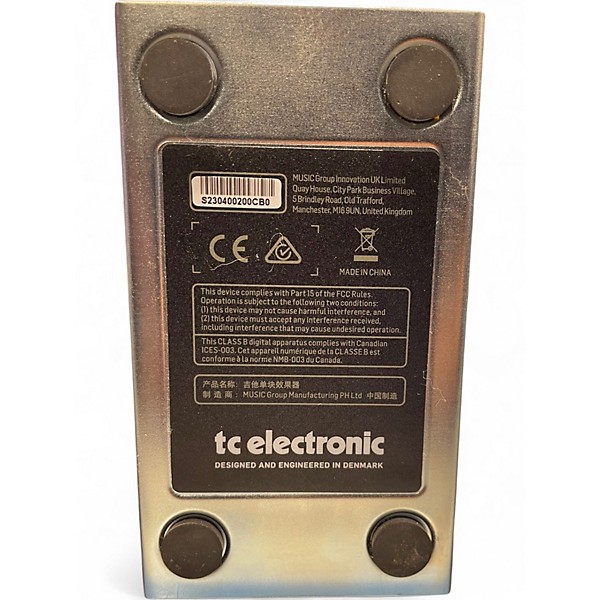 Used TC Electronic Thunderstorm Flanger Effect Pedal