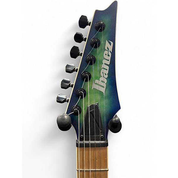Used Ibanez RGAIX6MQM SURREAL BLUE BURST Solid Body Electric Guitar