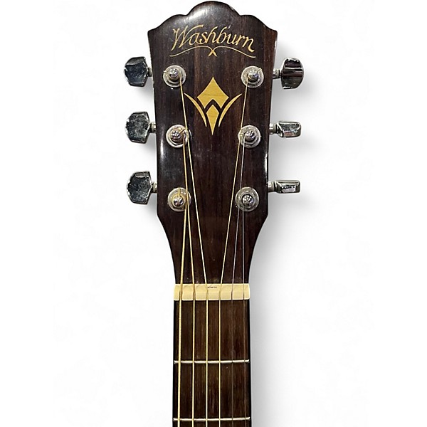 Used Washburn WL012SE-0 Mahogany Acoustic Electric Guitar