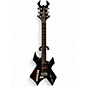 Used B.C. Rich PLATINUM SERIES WARLOCK Black Solid Body Electric Guitar thumbnail