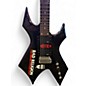 Used B.C. Rich PLATINUM SERIES WARLOCK Black Solid Body Electric Guitar