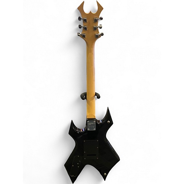 Used B.C. Rich PLATINUM SERIES WARLOCK Black Solid Body Electric Guitar