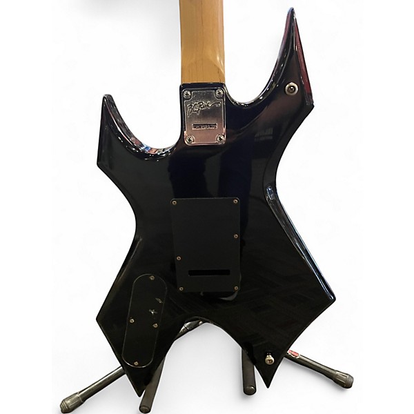 Used B.C. Rich PLATINUM SERIES WARLOCK Black Solid Body Electric Guitar