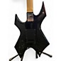 Used B.C. Rich PLATINUM SERIES WARLOCK Black Solid Body Electric Guitar